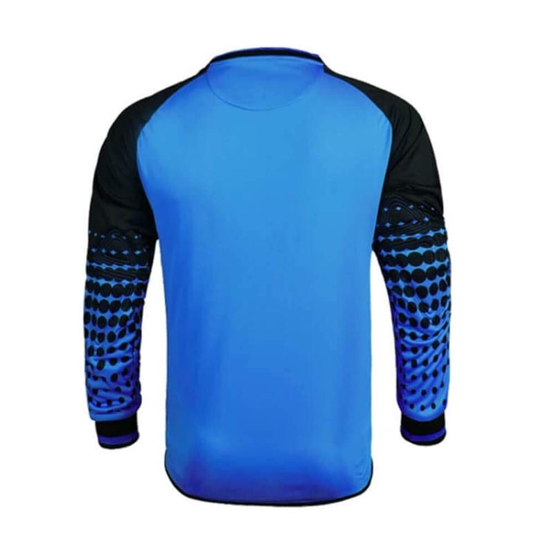 KELME Soccer Goalie Jersey Padded Uniform Kit - Goalkeeper Jersey, Shorts & Socks - Mens Football Padded Shirt - Kids and Adult Sizes (Blue, X-Small) - Image 3